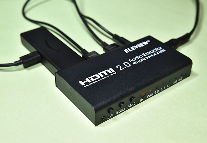 HDMI音声分離器 EHD-802Nのレビューと使い方